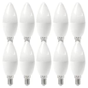 Image of electriQ Smart dimmable colour WiFi Bulb with E14 screw ending - Alexa & Google Home compatible - 10 Pack