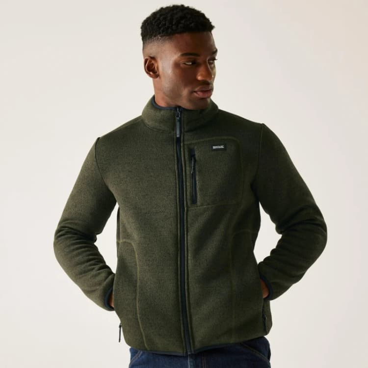 Image of Regatta Regatta Men Barlee Full-Zip Insulating Active Fleece in Green Size: 4X-Large Green 4XL Male 5063516103110
