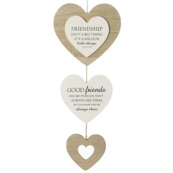 Image of Hanging Heart Decoration By Heaven Sends