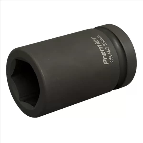 Image of Genuine SEALEY IS133D Impact Socket 33mm Deep 1Sq Drive