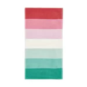 Image of Joules Indienne Stripe Bath Mat, Multi