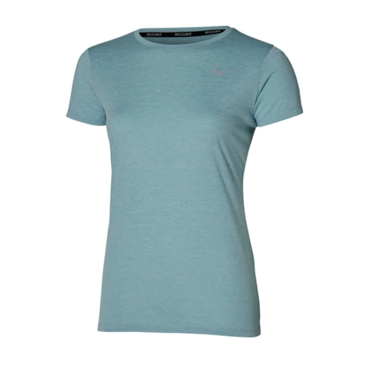 Image of Mizuno Mizuno Impulse Core Tee Womens Cloud Blue - Blue / XS