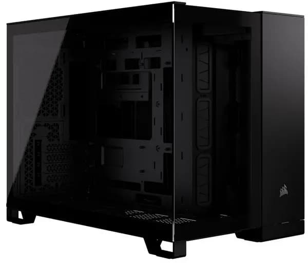 Image of CORSAIR 2500X Micro ATX Dual Chamber PC Case - Black