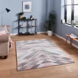 Image of Pemboke G2075 Grey Rose 80cm x 150cm Rectangle