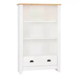 Image of Seconique Ludlow Bookcase - White/Oak Effect