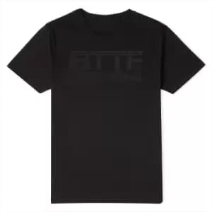 Image of Back To The Future Monochrome Mens T-Shirt - Black - 3XL