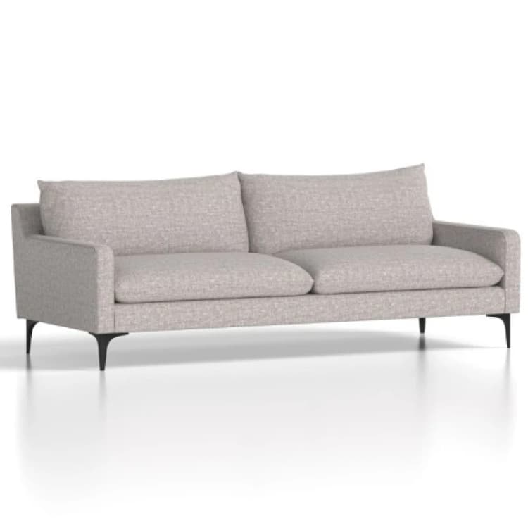 Image of Emmy Emmy Cushioned 3 Seater Sofa Light Grey EMYSF