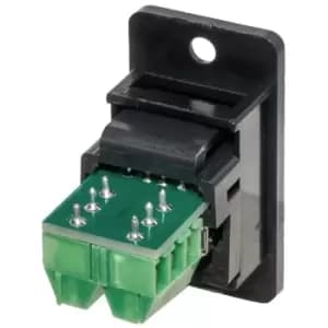 Image of TUK Ltd KUA2Bpm USB2 A Screw Termination Low Profile Panel Mount S...