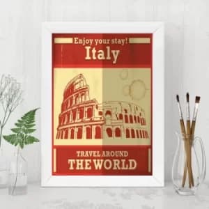 Image of BC1913995672 Multicolor Decorative Framed MDF Painting