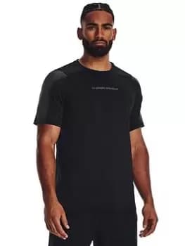 Image of Under Armour Mens Training Heat Gear Armour Novelty Fitted T-Shirt, Black, Size S, Men