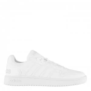 Image of adidas Hoops 2.0 Classic Mens Basketball Shoes - TripleWhite