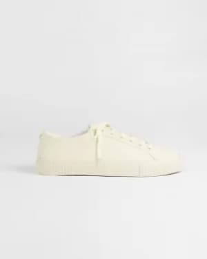 Image of Leather Colour Drench Vulcanised Trainer