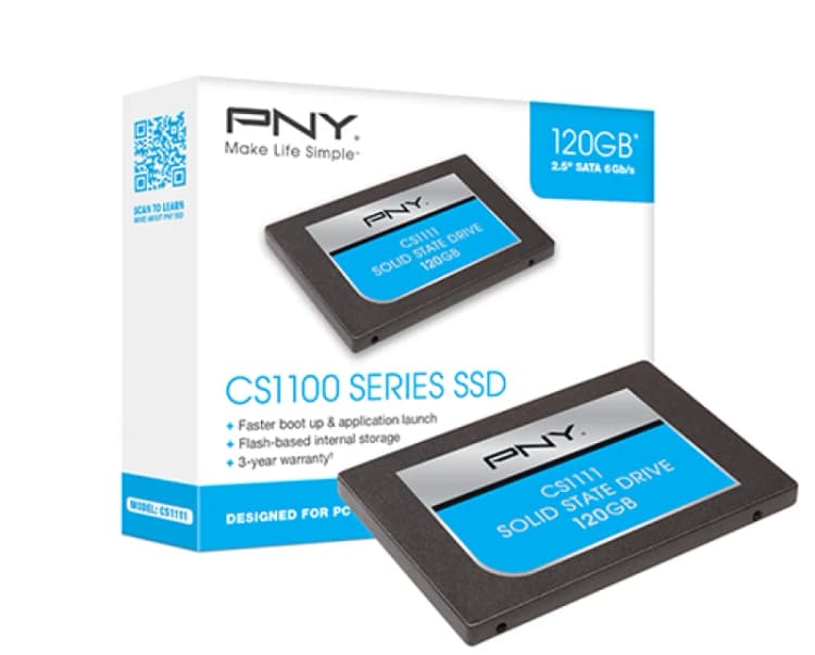 Image of PNY CS1111 120 GB 2.5" Serial ATA III MLC
