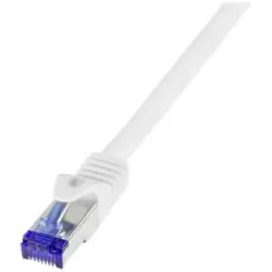 Image of LogiLink C6A091S RJ45 CAT 6A S/FTP 10 m White