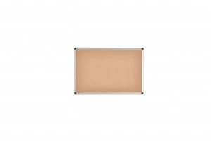 Image of Bi-Office Aluminium Frame Cork Notice Board 900x600mm CA031170