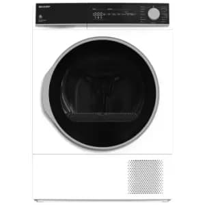 Image of Sharp KDNHH9S8GW3EN 9KG Heat Pump Tumble Dryer