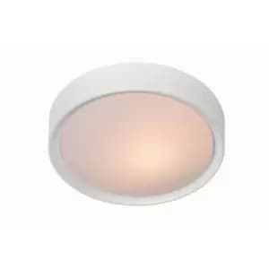 Image of Lucide Lighting - Lucide lex - Flush Ceiling Light - Ø33cm - 2xE27 - White
