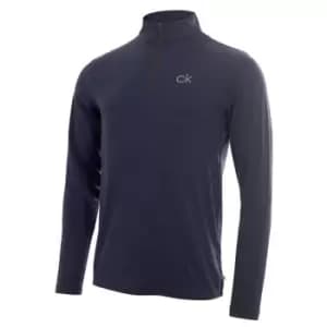 Image of Calvin Klein Golf Newport Zip Top - Blue
