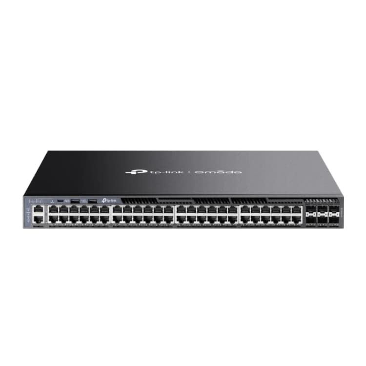 Image of TP Link Omada 48-Port Gigabit Stackable L3 Managed Switch with 6 10G S