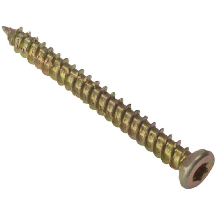 Image of FORGEFIX MAMCFS42 Concrete Frame Screw zyp 7.5 x 42mm Box 100 FORCFS42YN - Forgefix MAMCFS42