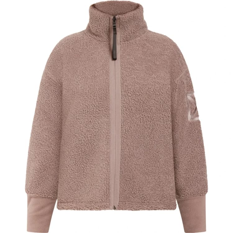 Image of Womens full-zip fleece Didriksons Mella Marron Female 38
