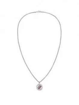 Image of Tommy Hilfiger Logo Dog Tag Necklace