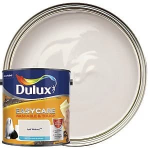 Image of Dulux Easycare Washable & Tough Just Walnut Matt Emulsion Paint 2.5L