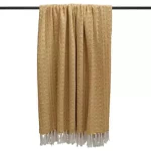 Image of Furn - Jewels Throw (One Size) (Ochre Yellow) - Ochre Yellow