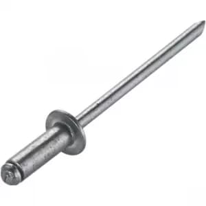 Image of Toolcraft 194726 Steel Head Aluminium Blind Rivets DIN 7337 3 x 12...