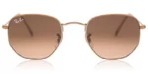 Image of Ray-Ban Sunglasses RB3548N Hexagonal Metal Flat Lenses 9069A5