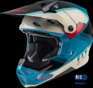 Image of FLY Racing Formula Cp Rush Helmet Black Stone Dark Teal M