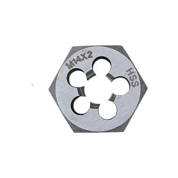 Image of 8.0X1.00MM HSS Hexagon Die Nut - Sherwood