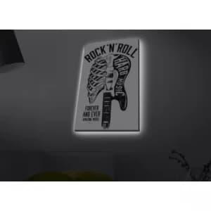 Image of 4570MDACT-067 Multicolor Decorative LED Lighted Canvas Painting