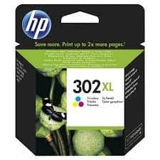 Image of HP 302XL Tri Colour Ink Cartridge