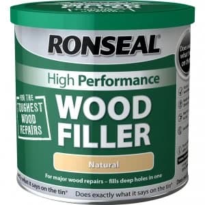 Image of Ronseal High Performance Wood Filler Dark 550g
