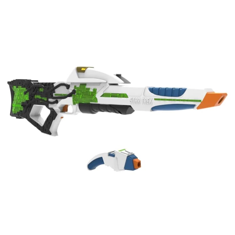 Image of Star Trek Nerf Star Trek Starfleet Type 3 and Type 2 Phaser Blasters - Black One Size