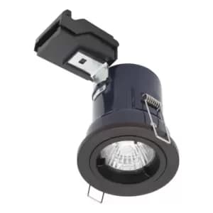 Image of Electralite Yate Fire Rated Downlight IP20 Matt Black