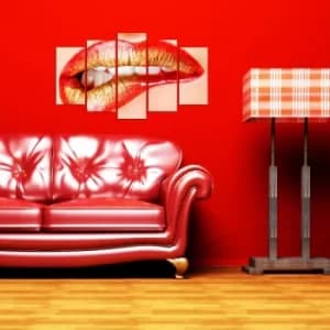 Image of 5MX-49 Multicolor Decorative MDF Painting (5 Pieces)