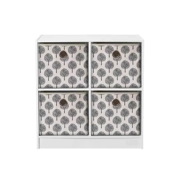 Image of Lloyd Pascal 4 Cube With 4 X Tree Storage Boxes