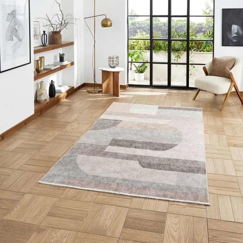 Image of Whisper Geometric Rug