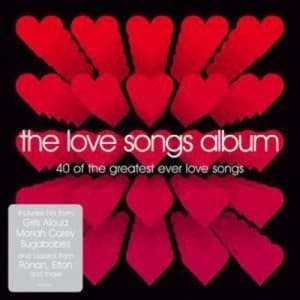 Image of The Love Songs Album by Various Artists CD Album