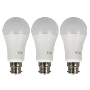 Image of Smart RGB Dimmable WiFi Bulb bayonet end - Alexa/Google Home - 3 Pack