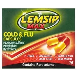 Image of Lemsip Max Strength Capsules 16s
