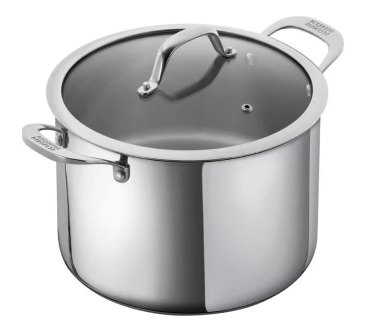 Image of Kuhn Rikon Allround Stainless Steel Casserole Pot, 28cm/12L in Silver Silver Unisex
