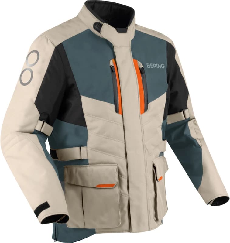 Image of Bering Siberia Jacket Beige Gray Orange Size L