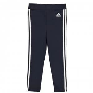 Image of adidas Girls 3-Stripes Leggings Slim - Navy/White