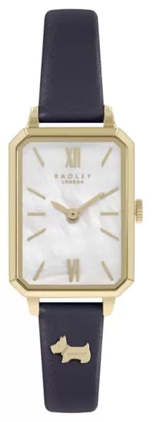 Image of Radley RY21390 Saxon Road Mother of Pearl Dial Black Strap Watch