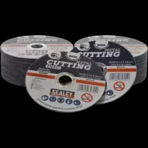 Image of Sealey Metal Cutting Disc 100mm 1.6mm Pack of 50