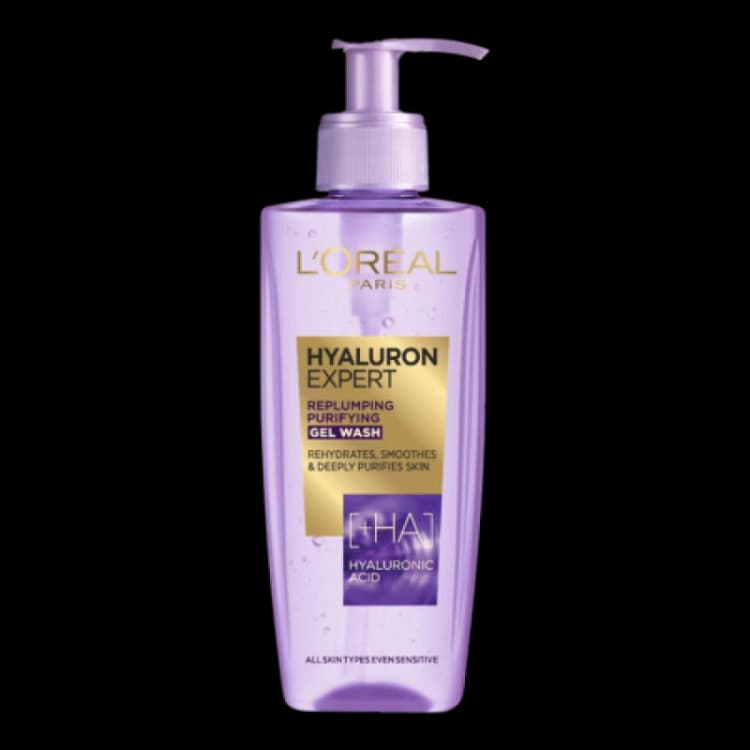Image of L'oreal Hyaluron Expert Replumping Purifying Gel Wash 200ml