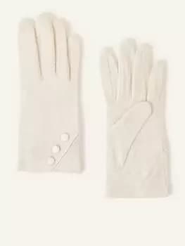Image of Accessorize Touchphone Wool Glove, Natural, Size M/L, Women